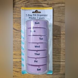 Purple 7-Day Pill Organizer